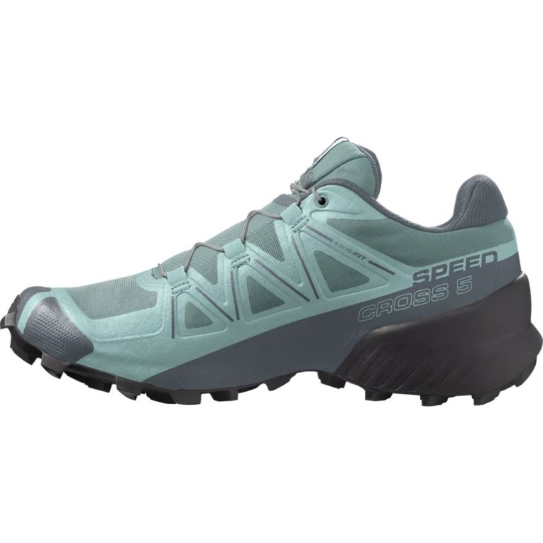 Turquoise Salomon Speedcross 5 Women's Trail Running Shoes | IE WC4853